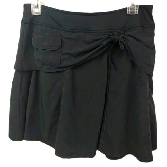 Athleta Wherever Skort Black Skirt w/ Shorts Sz 2 - Picture 5 of 6